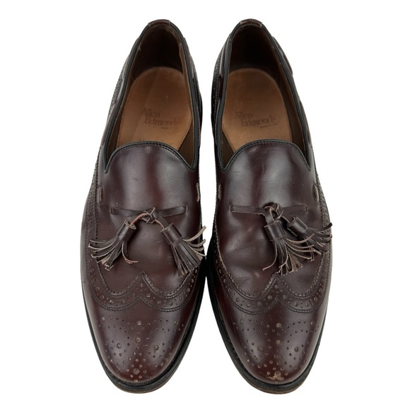 Allen Edmonds Manchester Longwing Tassel Loafer Brown Calf Leather Mens Size 9.5 main image 7